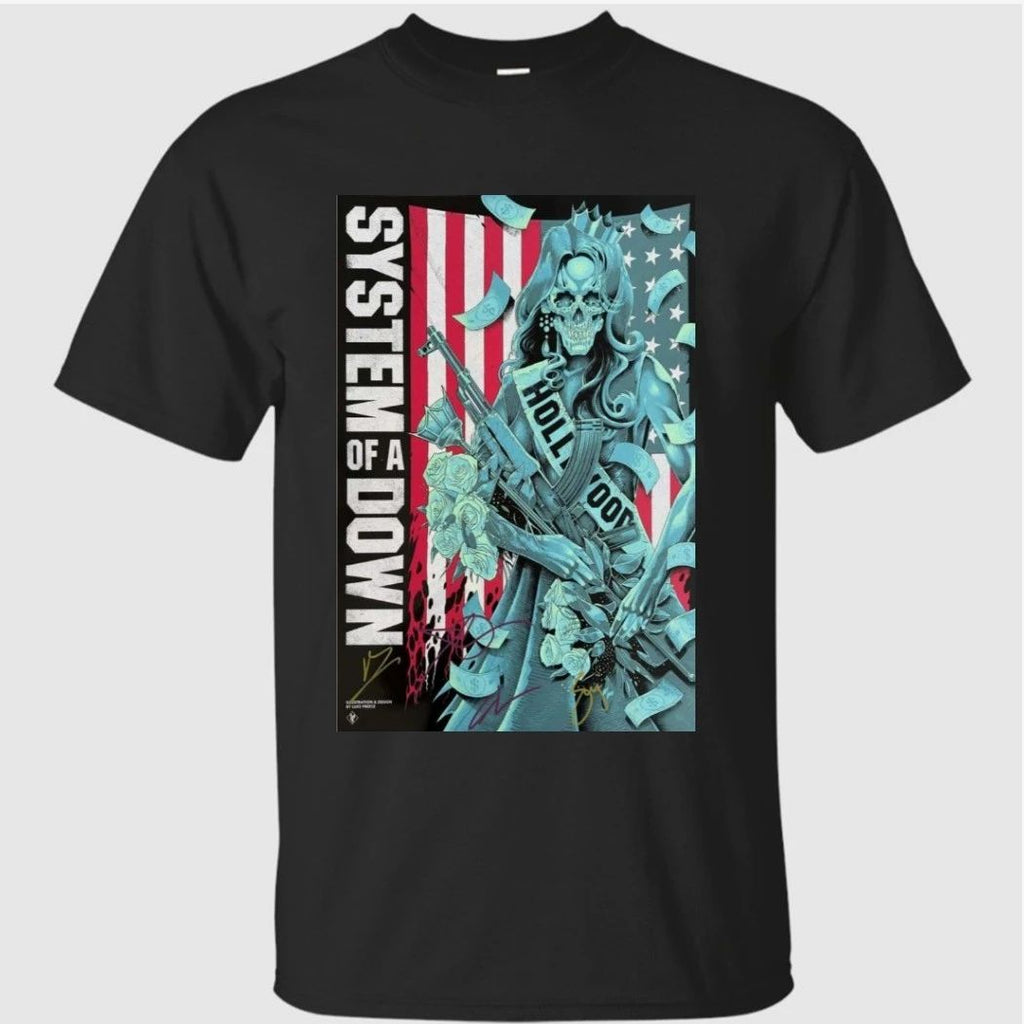 System of a Down Signed Poster Tour 2026 Limited Shirt