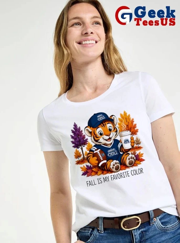 Old Dominion Monarchs Tiger Fall Is My Favorite Color College Football 2026 shirt