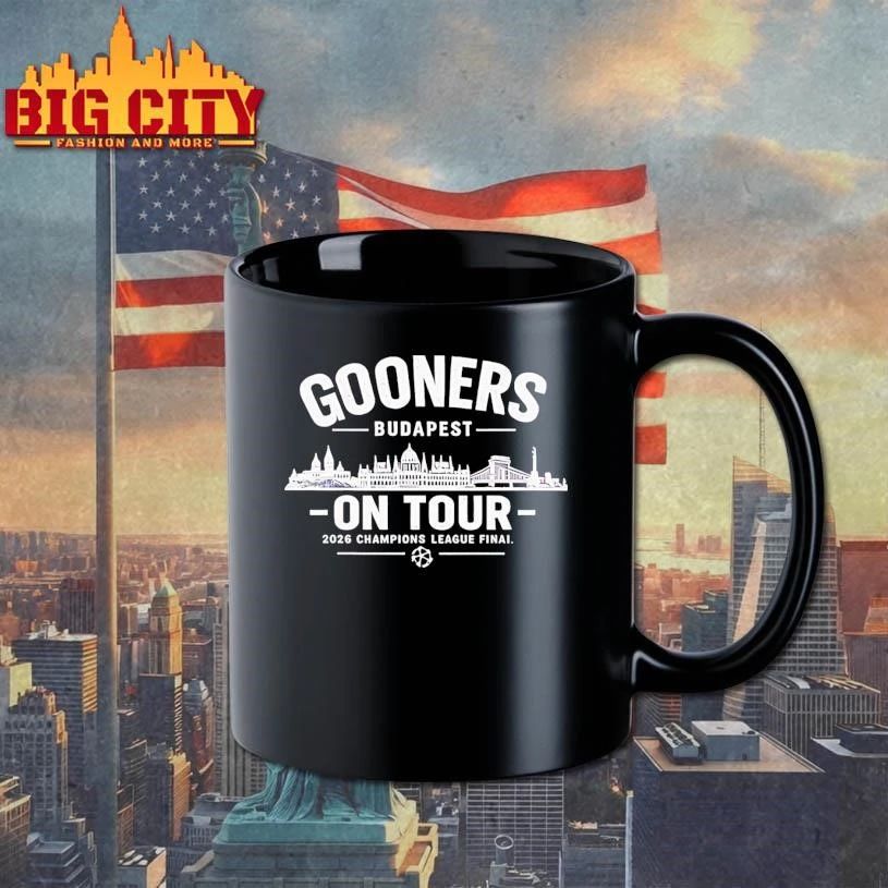 Arsenal Champions League Final Gooners Budapest 2026 Shirt