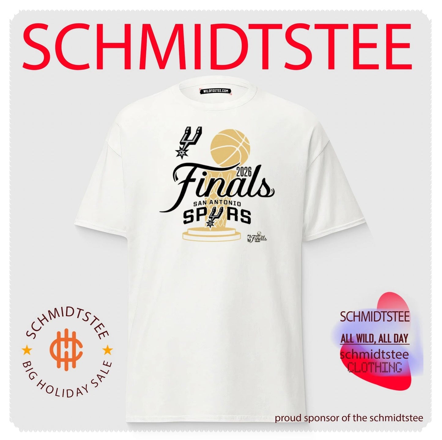 San Antonio Spurs 2026 NBA Finals Trophy Script shirt