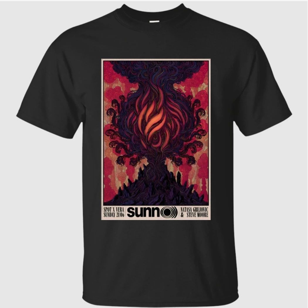 Sunn O))) Jun 21 2026 In Groningen Netherlands Poster Shirt