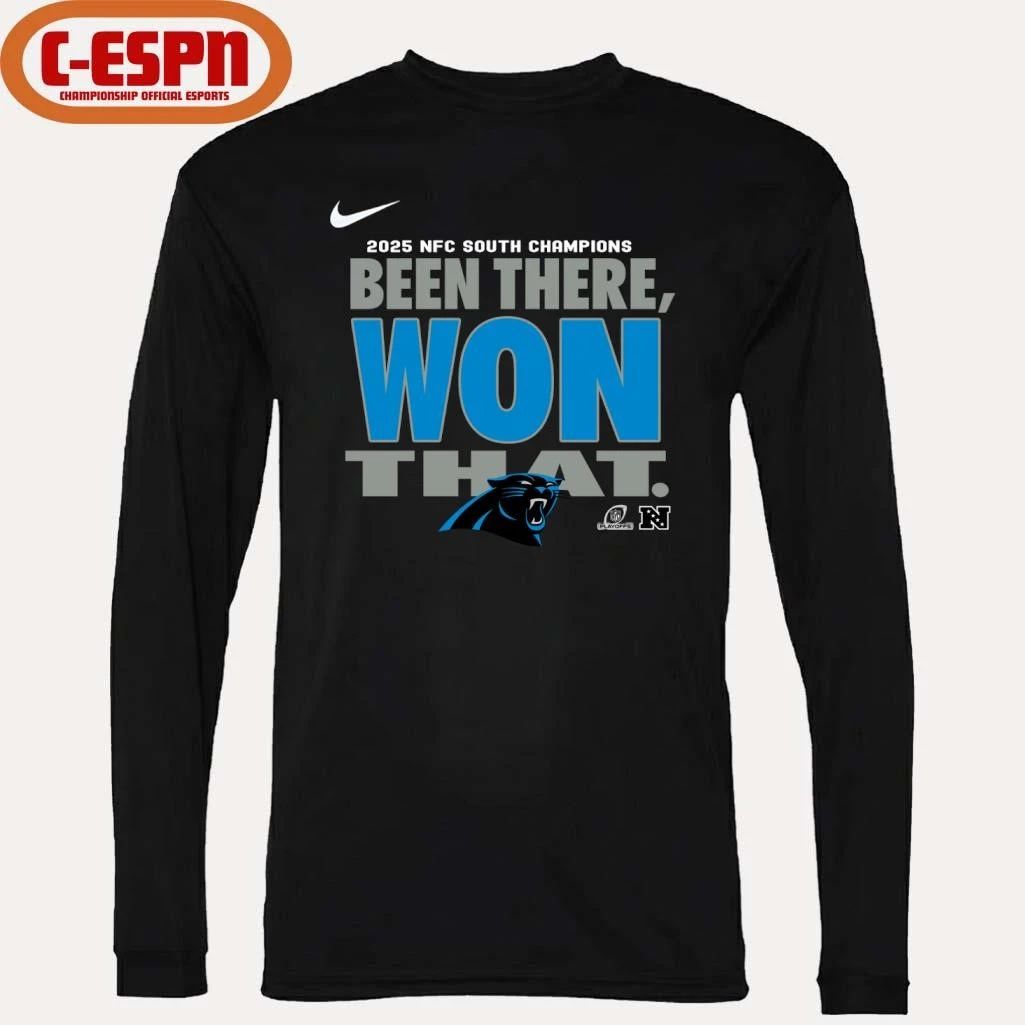 Division Champs Carolina Panthers Been There Won That T-Shirt