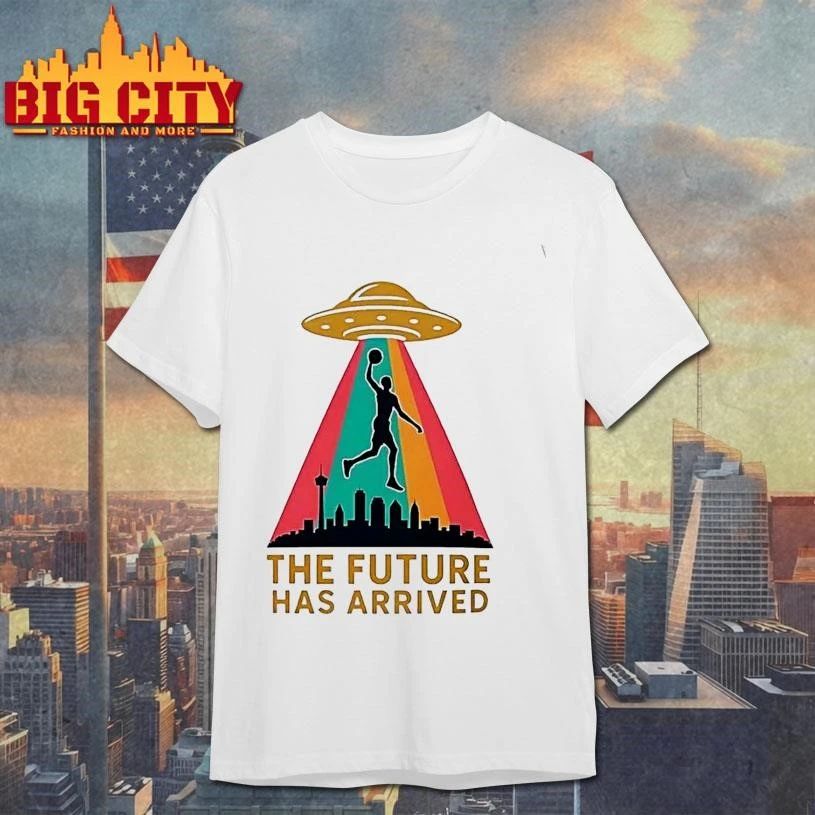 Victor Wembanyama San Antonio Spurs Nba The Future Has Arrived White Shirt