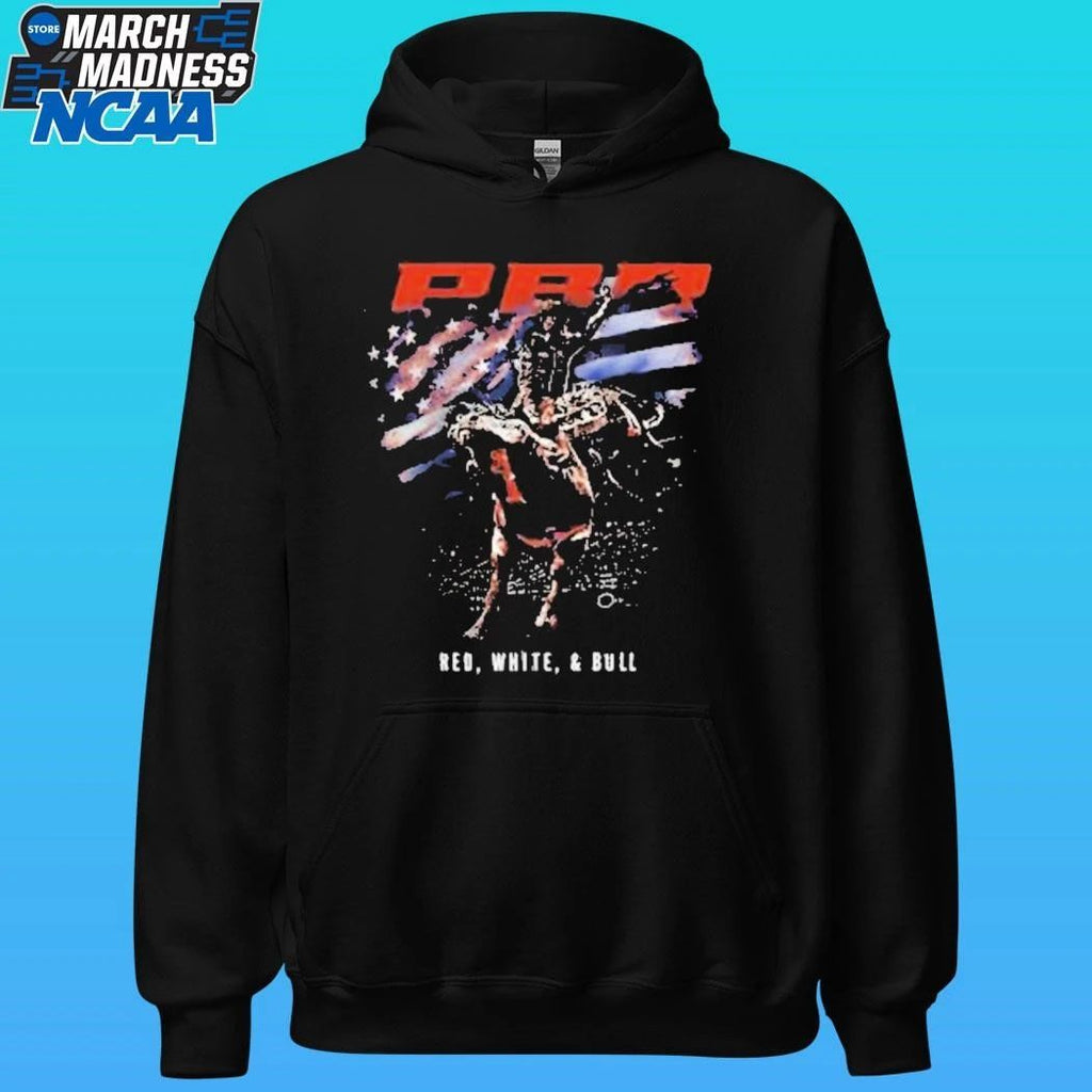 Pbr Professional Bull Riders Red White And Bull Spotlight 2026 Shirt