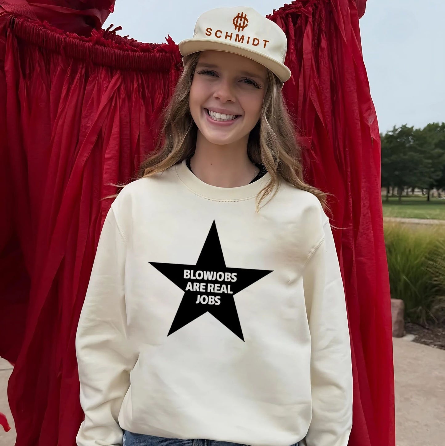 Blowjobs are real jobs with big star shirt