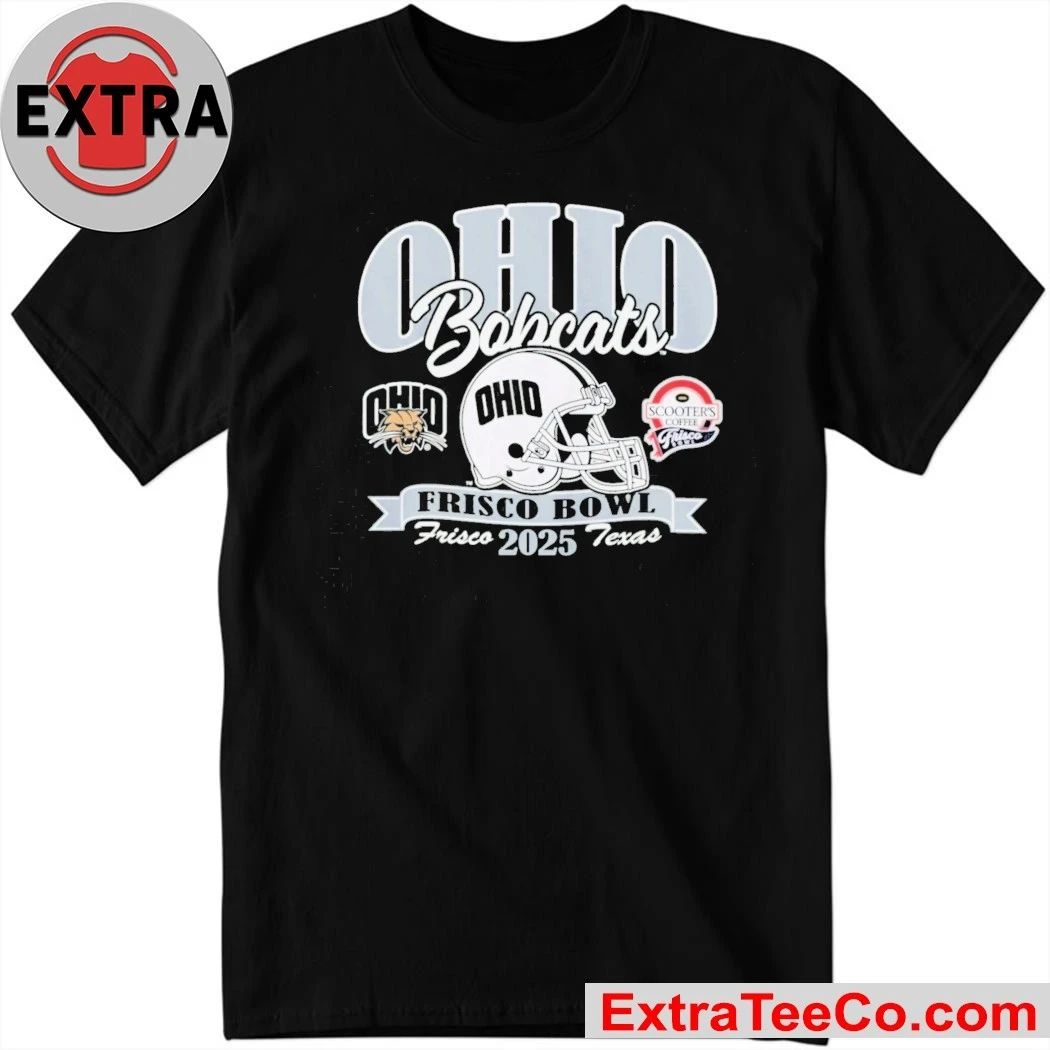 Scooter’s Coffee Frisco Bowl 2025 The Ohio Bobcats will play the UNLV Rebels on December 23, 2025, at the Ford Center at The Star in Frisco, Texas Shirt