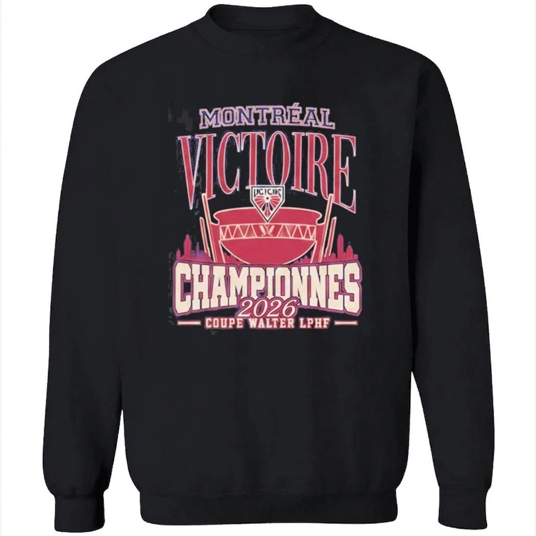 Adult Montreal Victoire Royalty Champions Locker Room 2026 T-Shirt