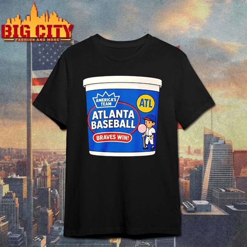 Dbl Bubble Walkoff Crown ATL Baseball Shirt