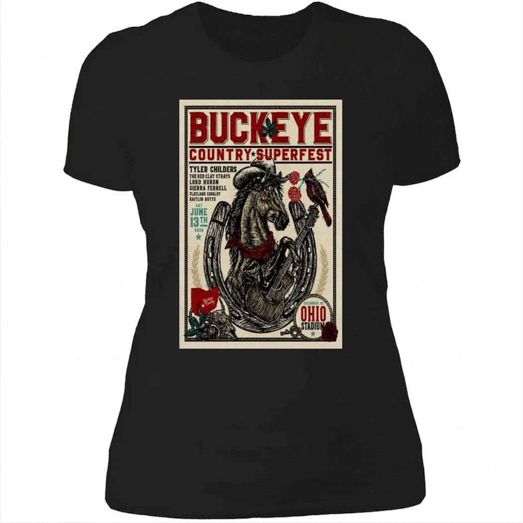 Buckeye Country Superfest June 13 2026 Ohio Stadium in Columbus, OH Poster Shirt