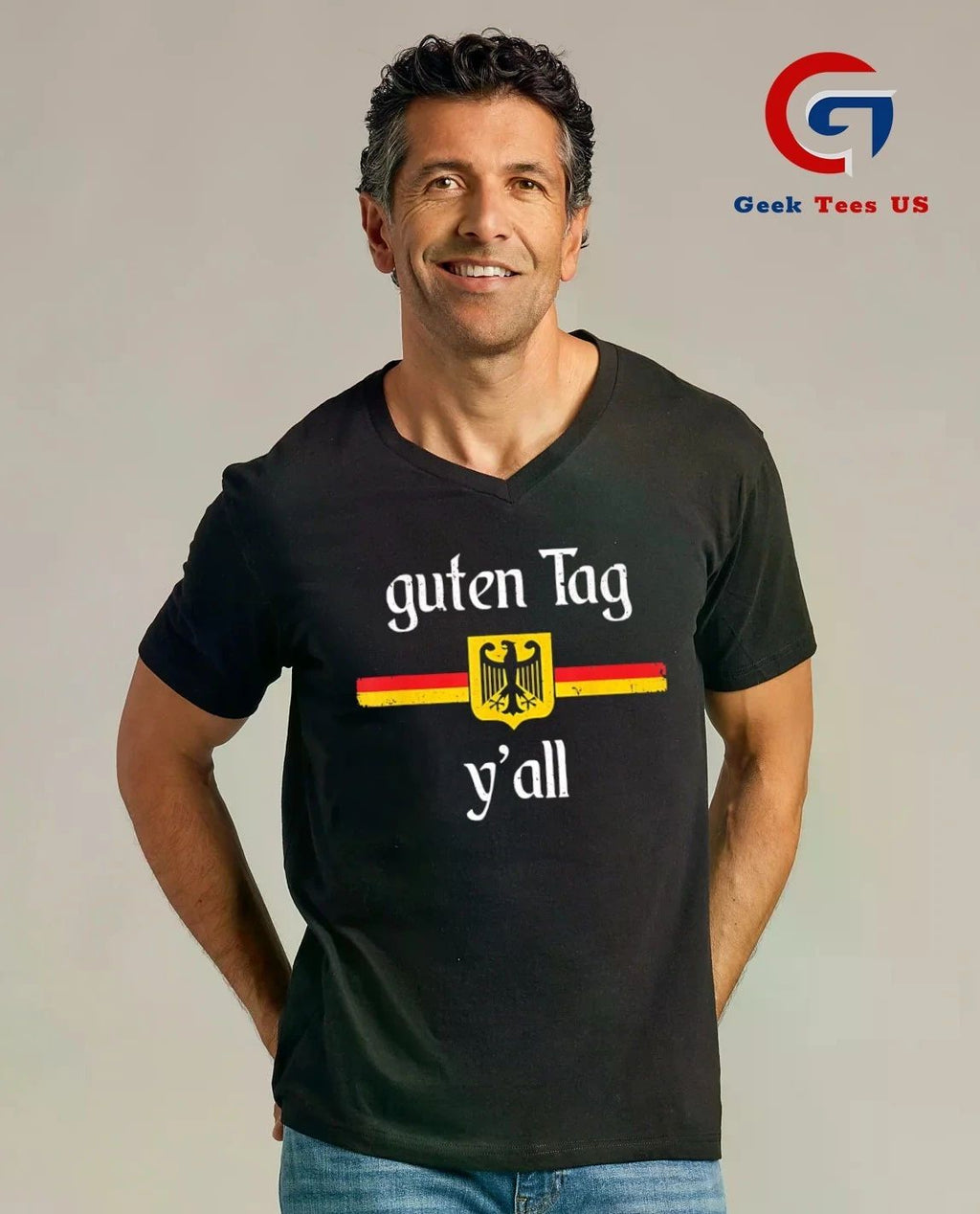 Oktoberfest German Flag Eagle Prost Guten Tag Y’all shirt