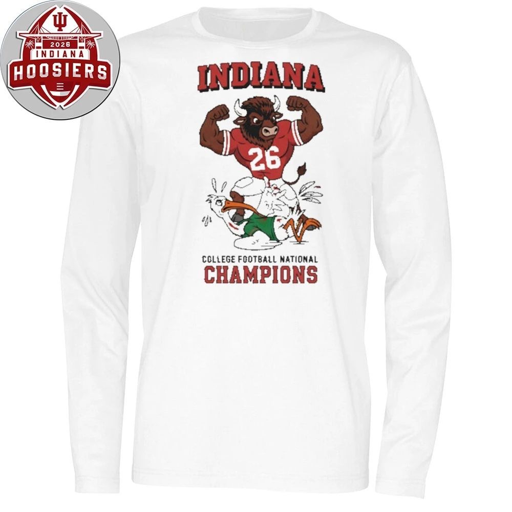 Indiana Champions #26 College Football National Mascot Tee Shirt