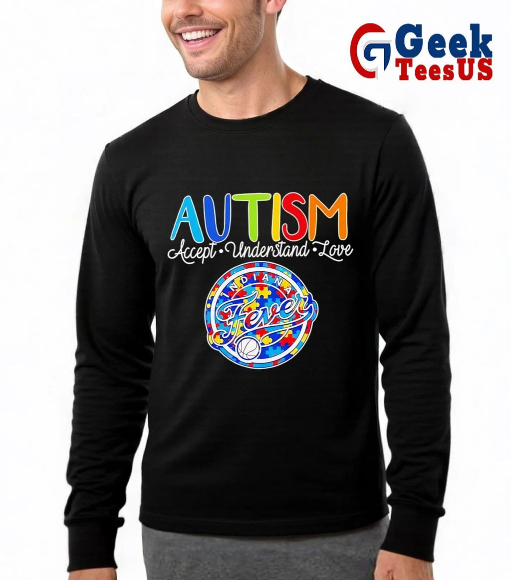 Indiana Fever Autism Awareness Accept Understand Love Basketball 2026 shirt