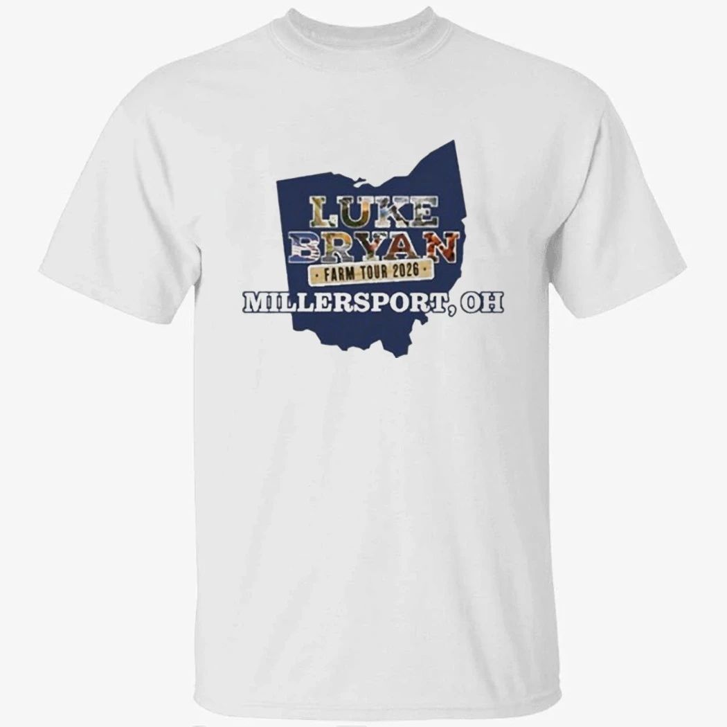 Luke Bryan Farm Tour 2026 Millersport, OH Shirt