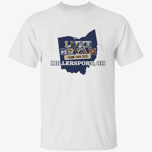 Luke Bryan Farm Tour 2026 Millersport, OH Shirt
