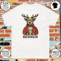 Brewdolph Christmas Beer Reindeer Meme shirt