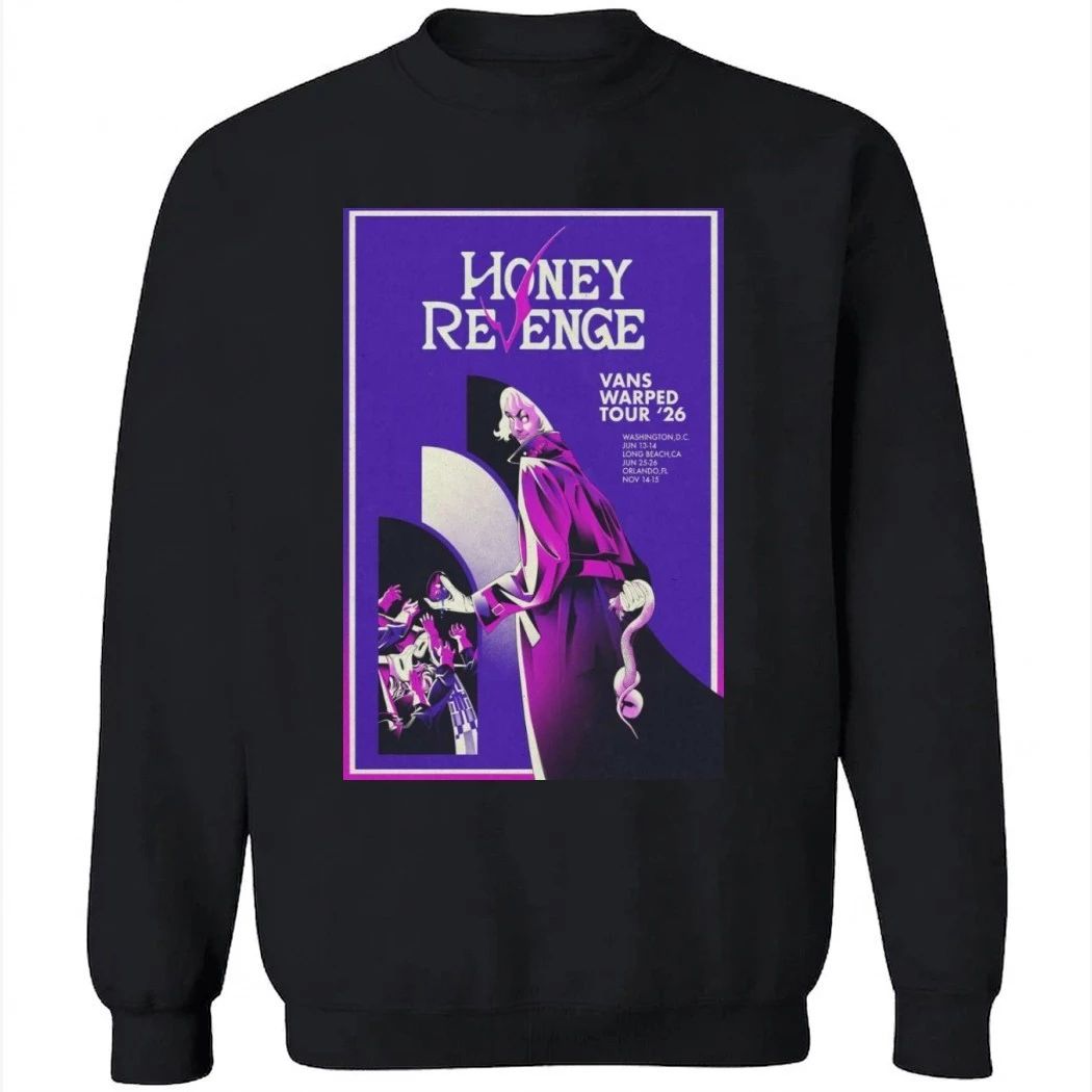 June 25 – 26 2026 Honey Revenge Long Beach, CA Poster Shirt
