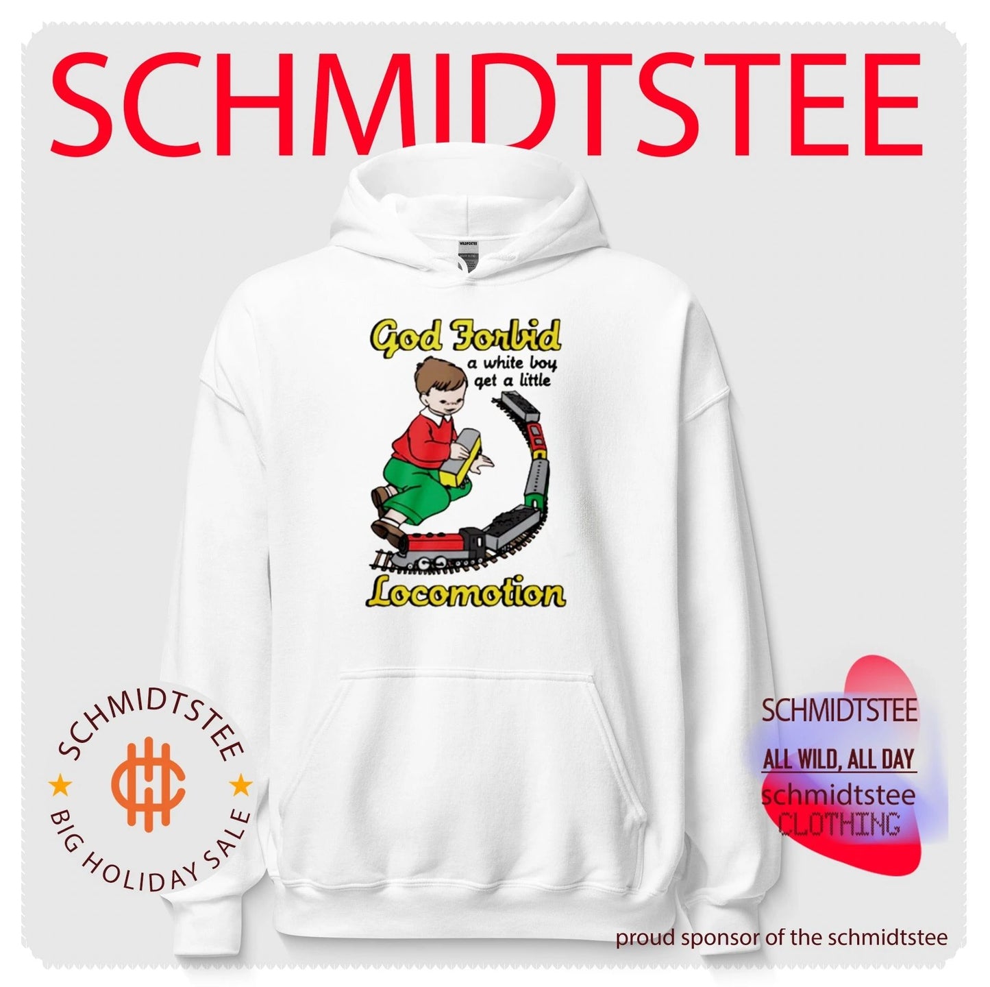 God forbid a white boy get a little locomotion shirt