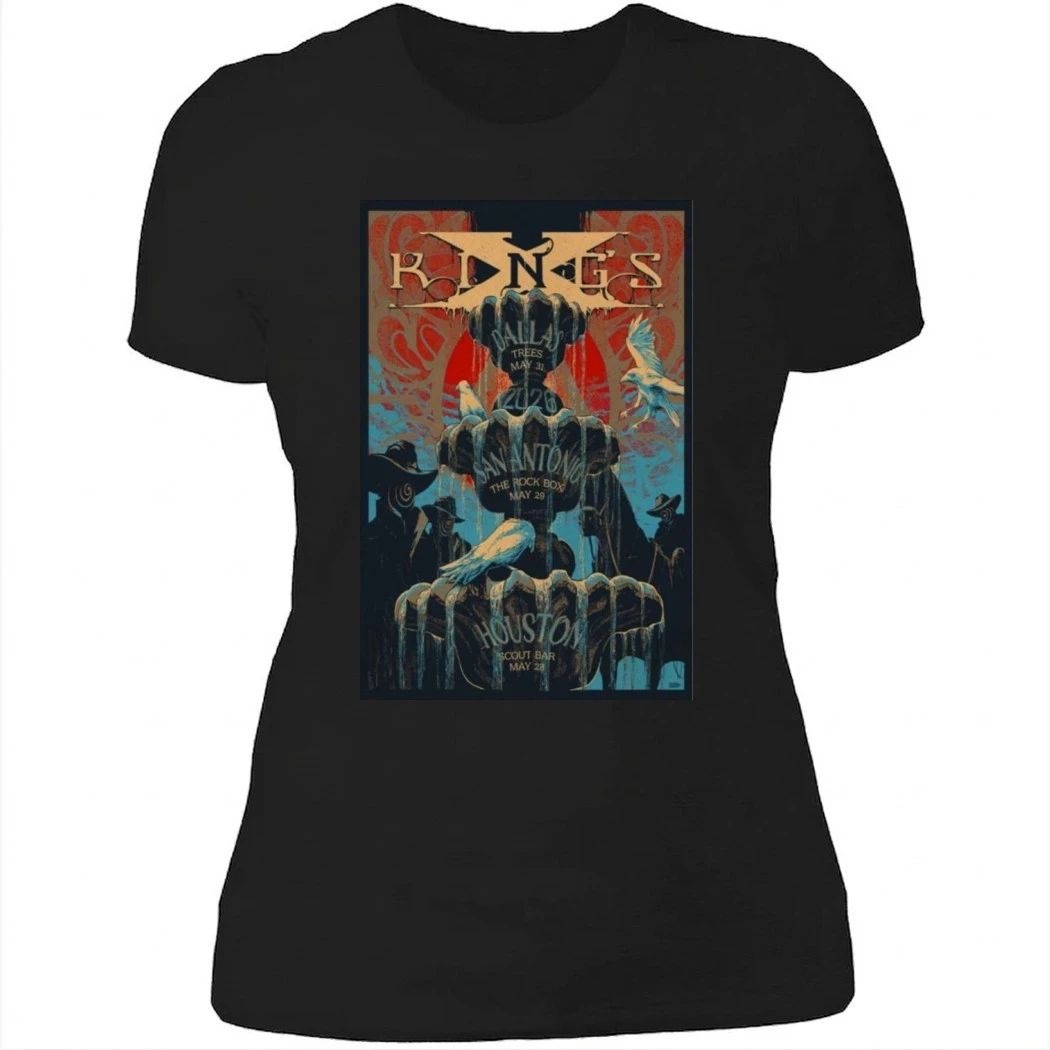 Kings X May 29 2026 TOUR San Antonio Poster Shirt