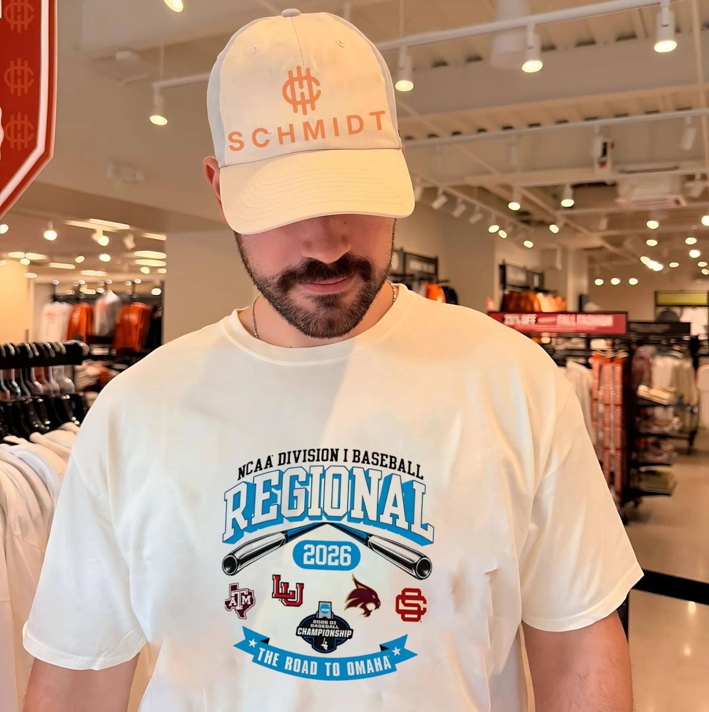 2026 NCAA Division I Baseball Regional Texas A&M The Road To Omaha logos shirt