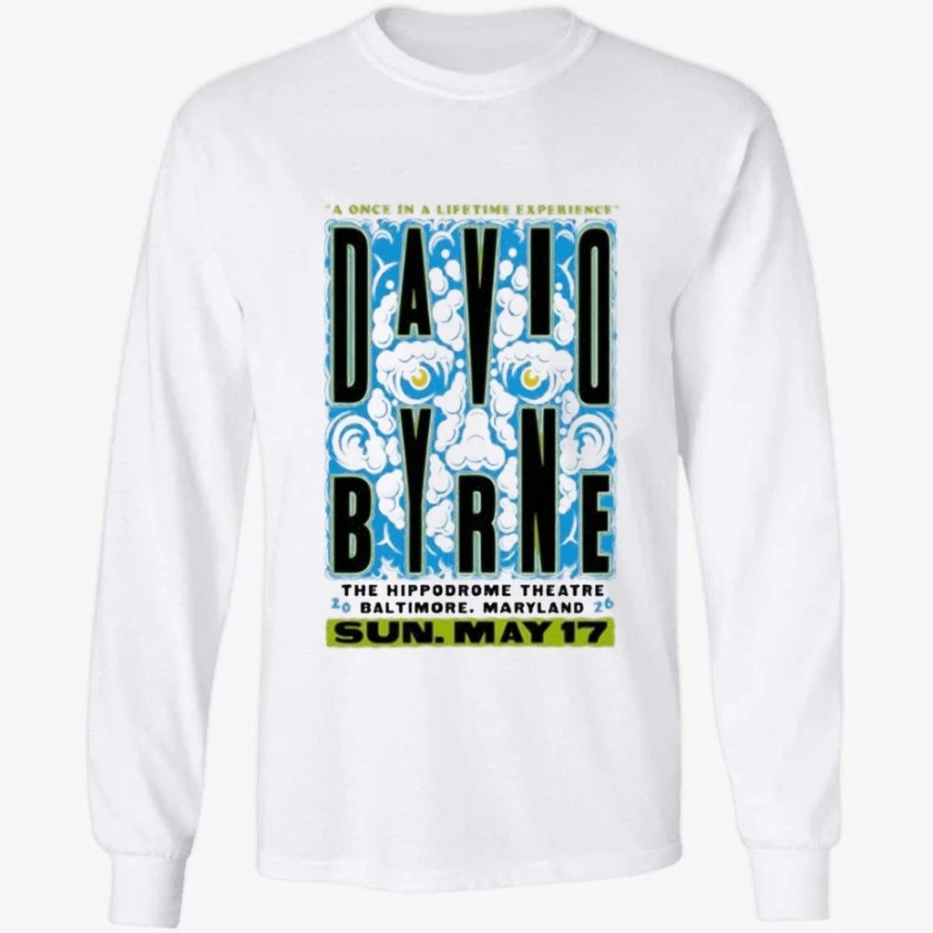 David Byrne May 17 2026 In Baltimore MD Shirt