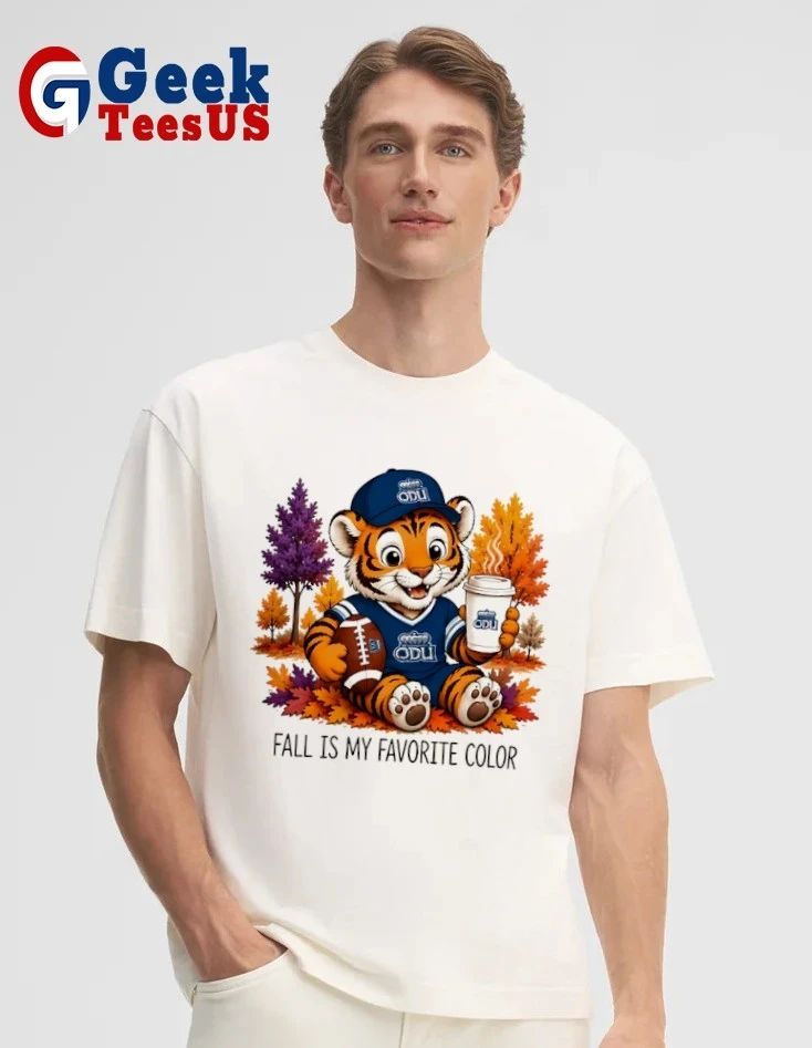 Old Dominion Monarchs Tiger Fall Is My Favorite Color College Football 2026 shirt