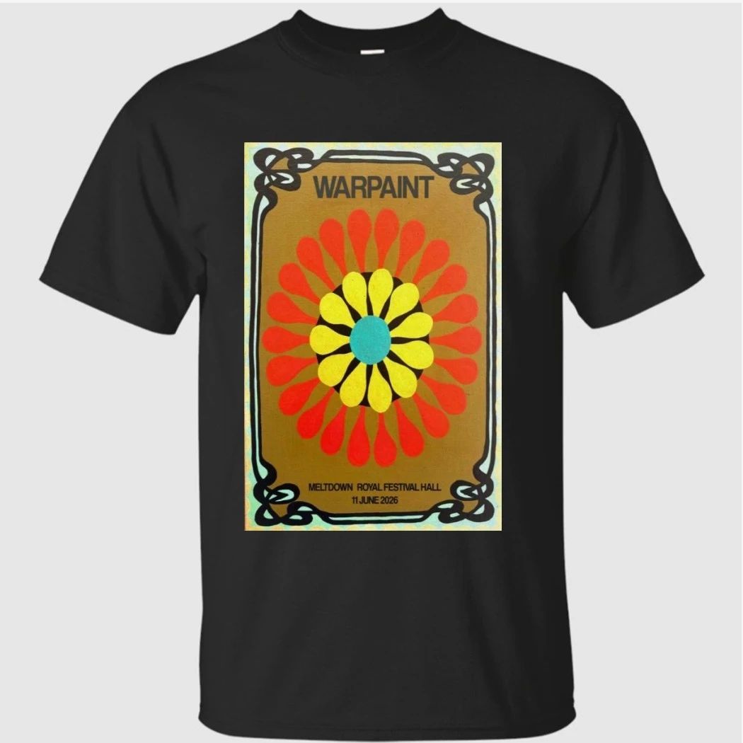 Warpaint Meltdown Royal Festival Hall Poster June 11 2026 Shirt