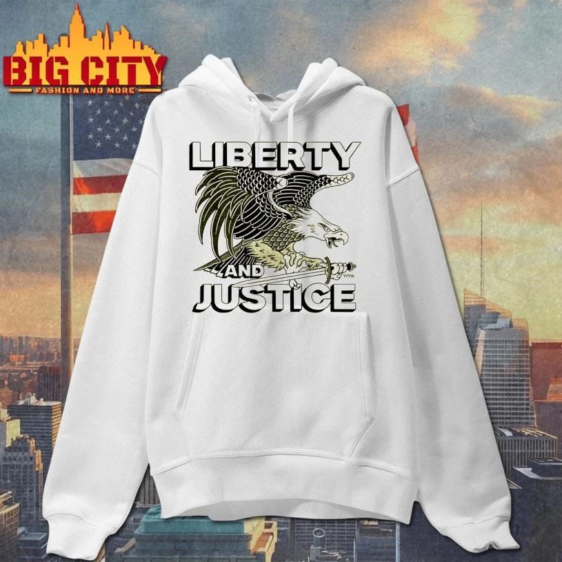 Liberty And Justice American Eagle Vintage Shirt