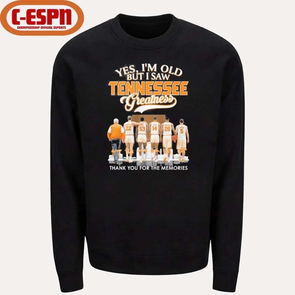 Yes, I’m Old But I Saw Tennessee Volunteers Basketball Greatness Shirt