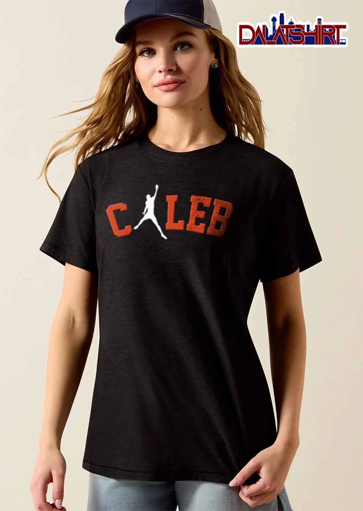 Virginia Tech Joel Caleb silhouette jumping basketball player logo shirt