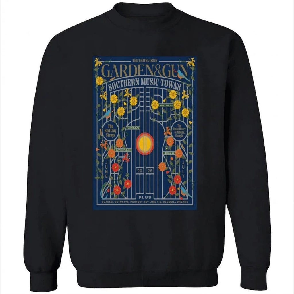 Garden And Gun Southern Music Towns June-July 2026 Tour Poster Shirt