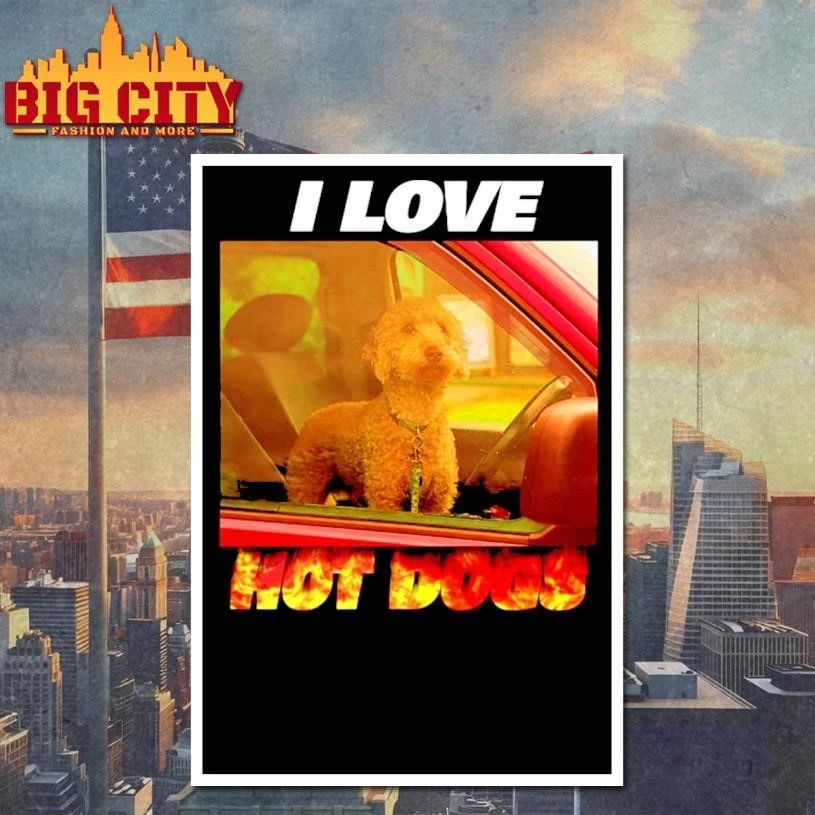 I Love Hot Dogs Graphic Shirt