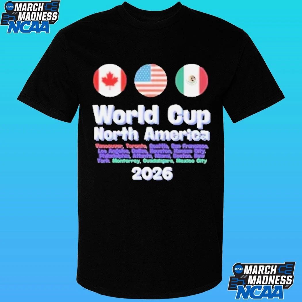 World Cup North America Soccer Fan 2026 Shirt