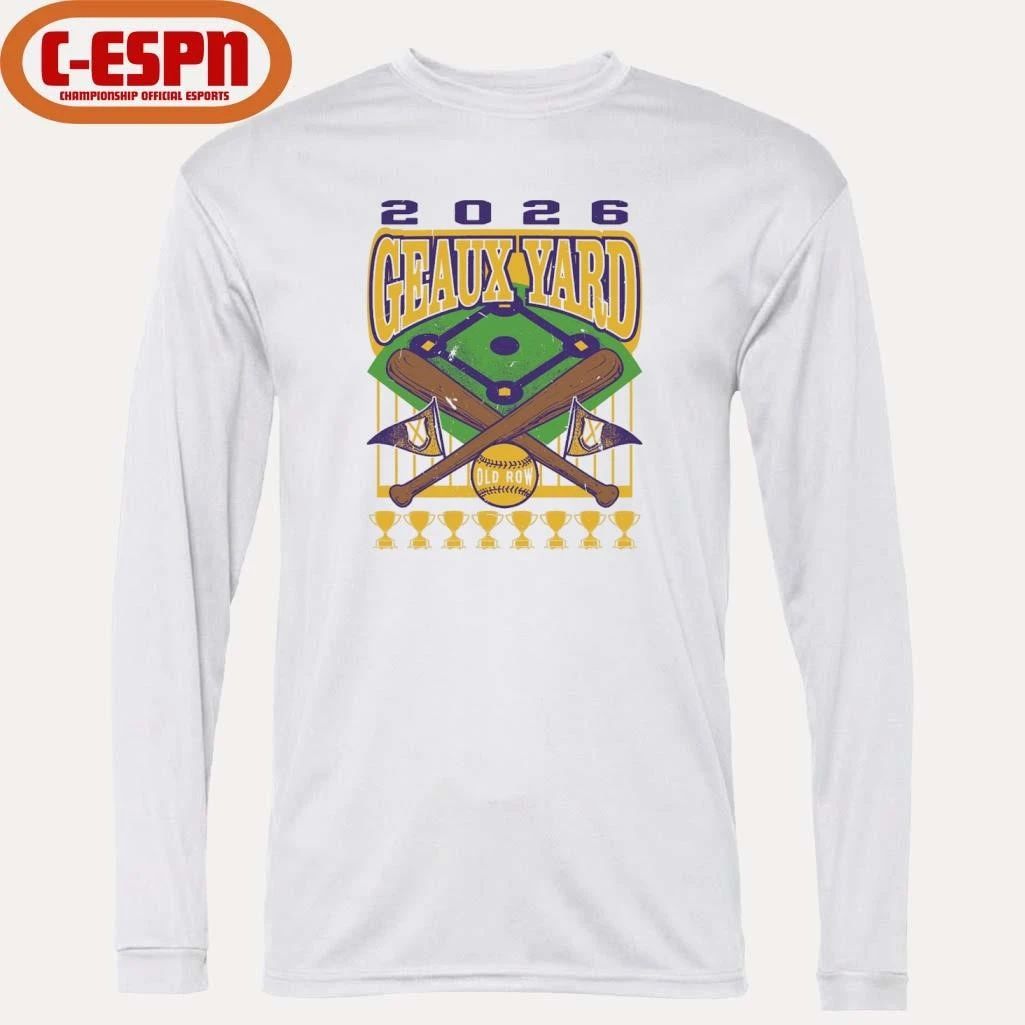 LSU Tigers 2026 Geaux Yard Baseball Shirt