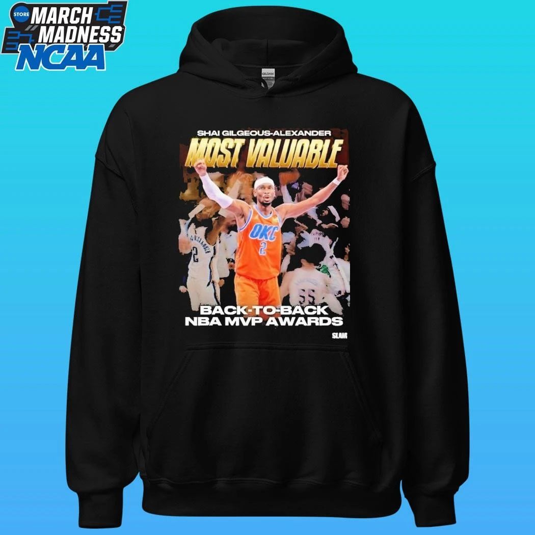Shai Gilgeous Alexander Most Valuable Back To Back Nba Mvp Awards Shirt