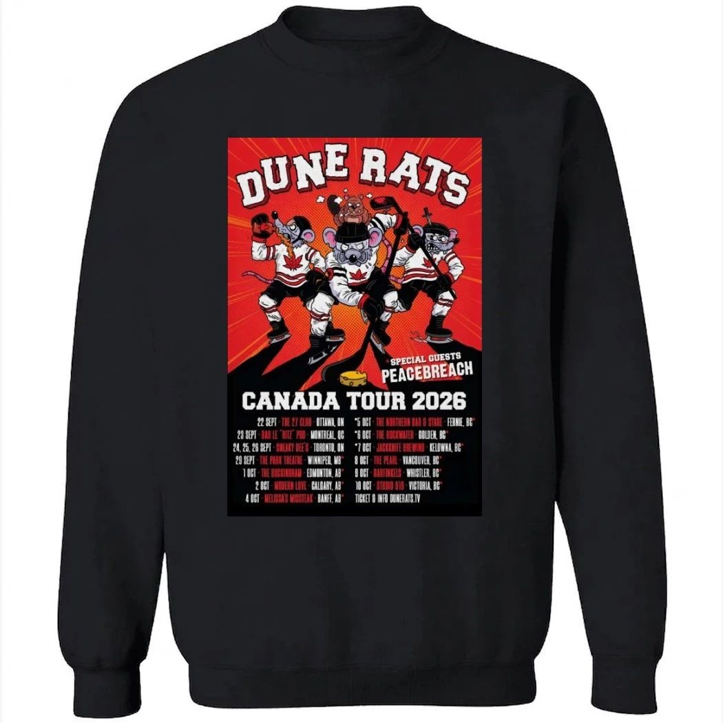 Dune Rats Canada 2026 Shows Poster Shirt