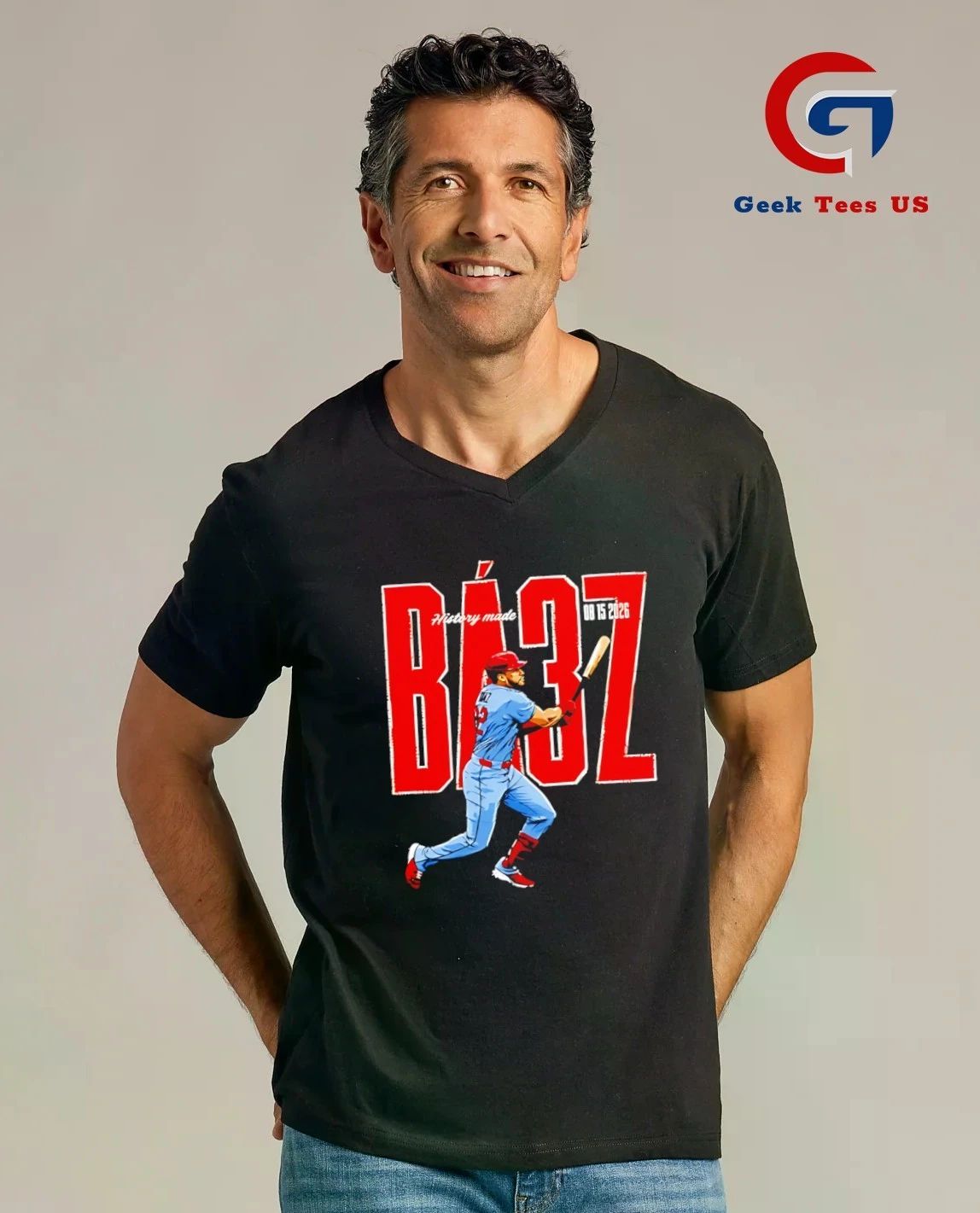 History Made Joshua Báez 2026 St. Louis Cardinals Baseball Player Swinging shirt