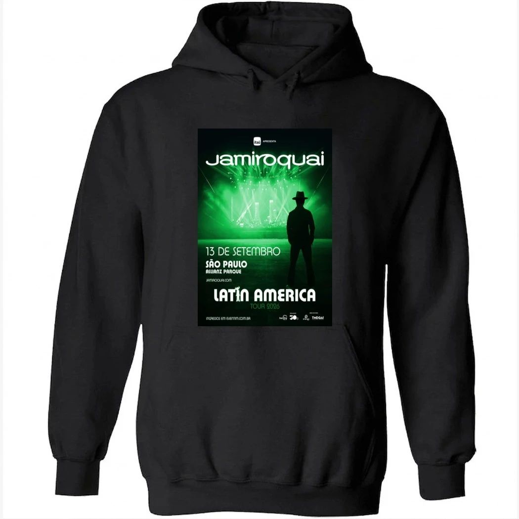 Jamiroquai Sep 13 2026 Rio de Janeiro Brazil Tour Poster Shirt