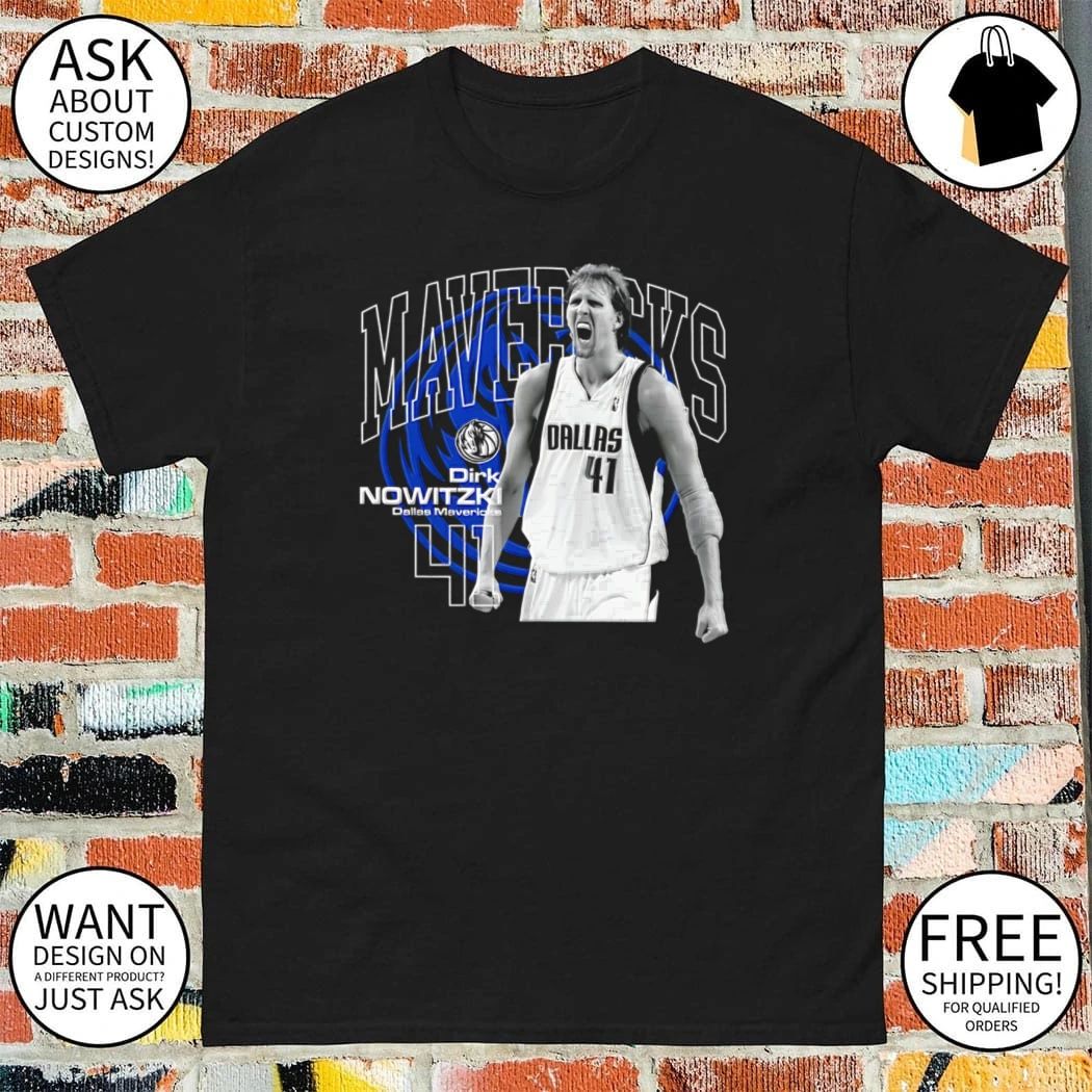 Dirk Nowitzki Dallas Mavericks 41 NBA Basketball shirt