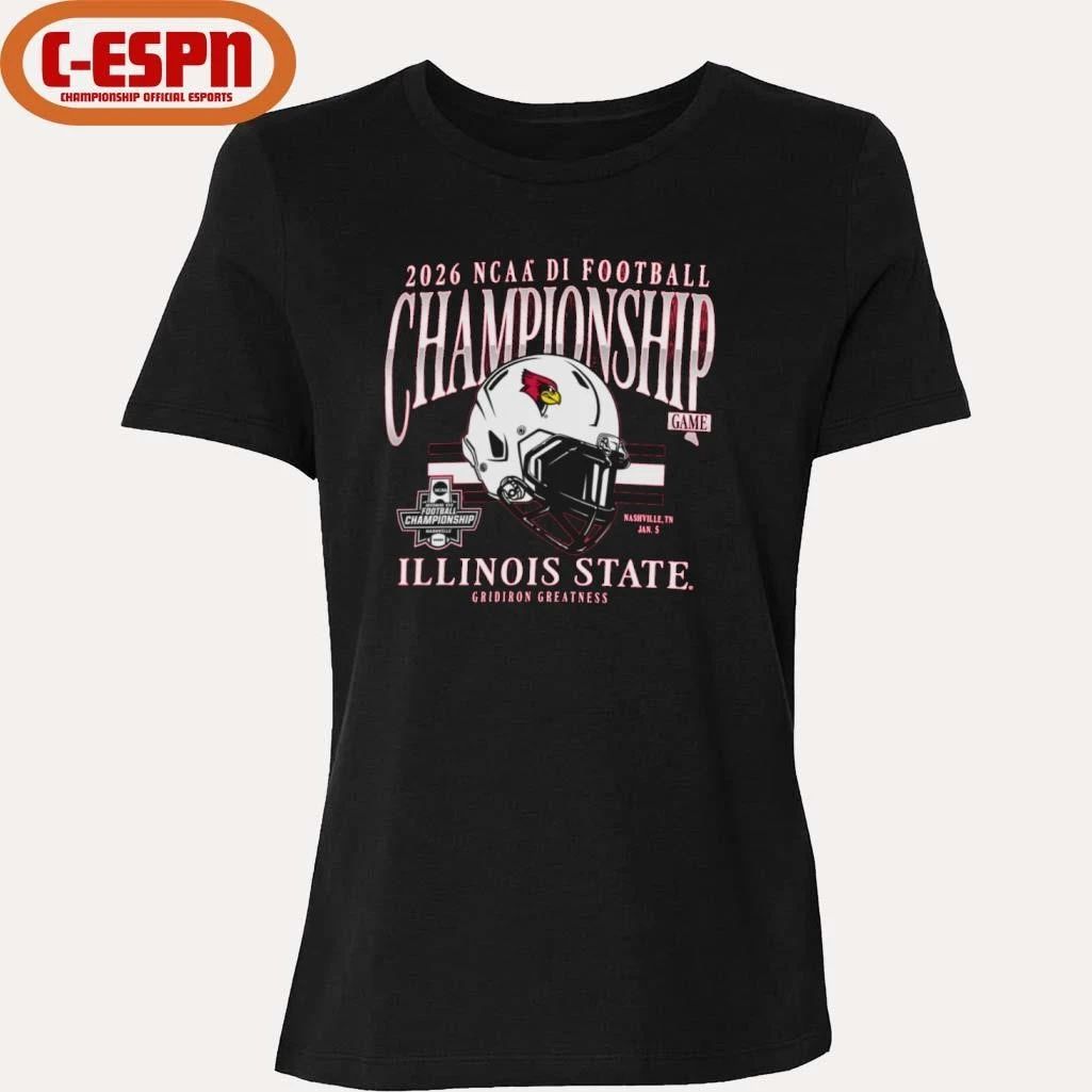 Illinois State Redbirds 2026 FCS Football Championship Helmet Shirt