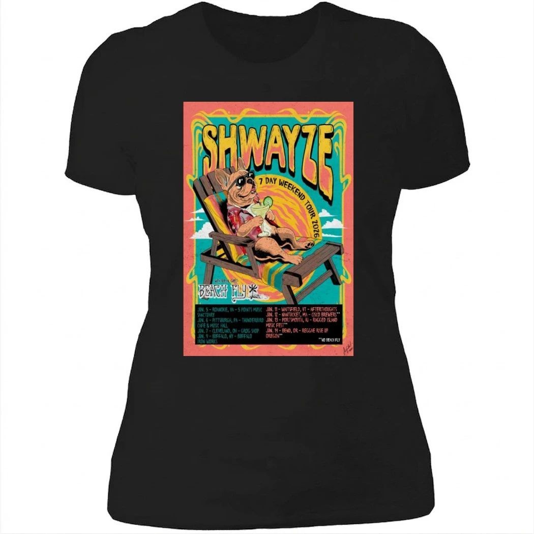 Shwayze Poster 7 Day Weekend Tour 26 Shirt
