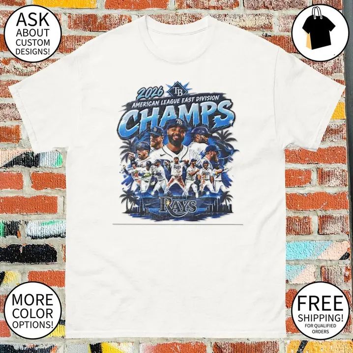 2026 Tampa Bay Rays American League East Division Champs shirt