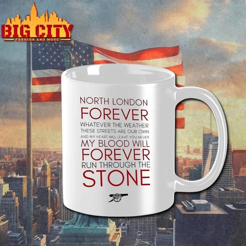Arsenal Fc North London Forever Lyrics Football Fan Shirt