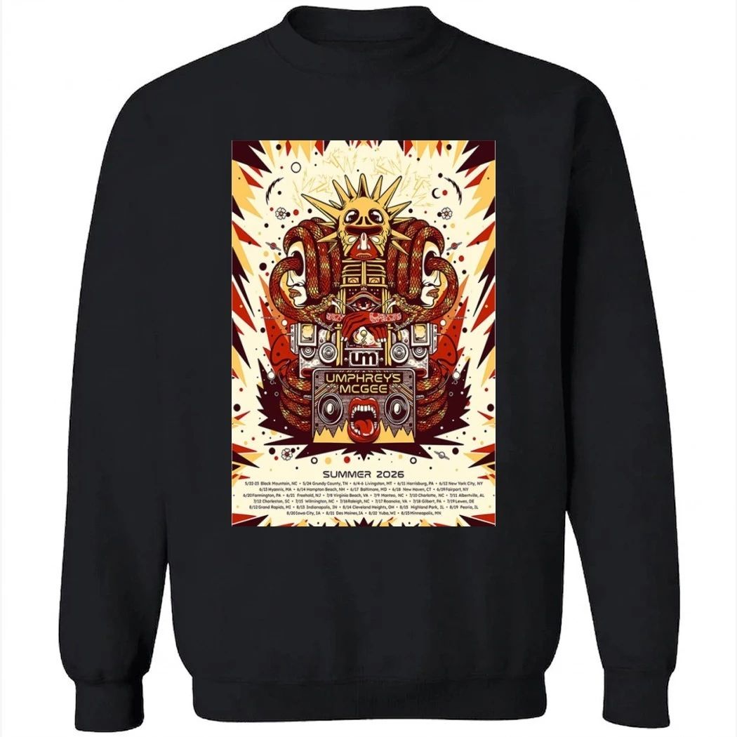 Umphrey’s McGee Tour 2026 Poster New Shirt