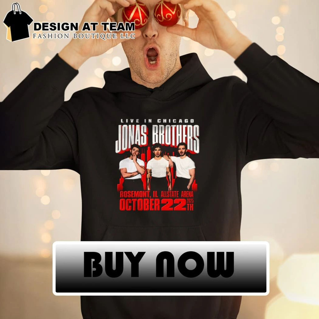Jonas Brothers Rosemont IL City Tee 2026 Live At Allstate ArJonas Brothers Rosemont IL City shirt