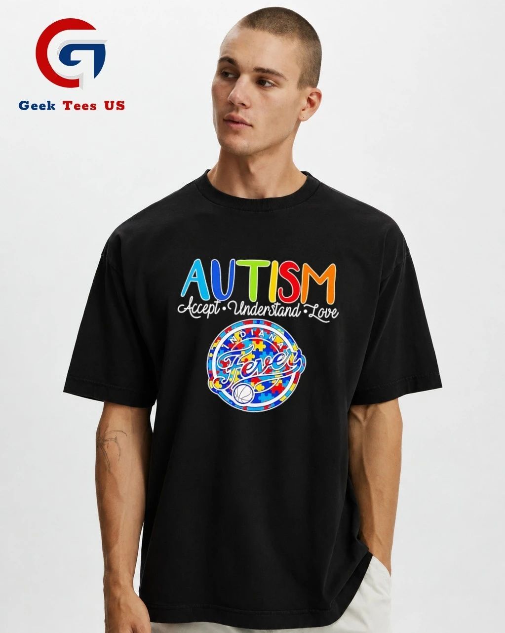 Indiana Fever Autism Awareness Accept Understand Love Basketball 2026 shirt