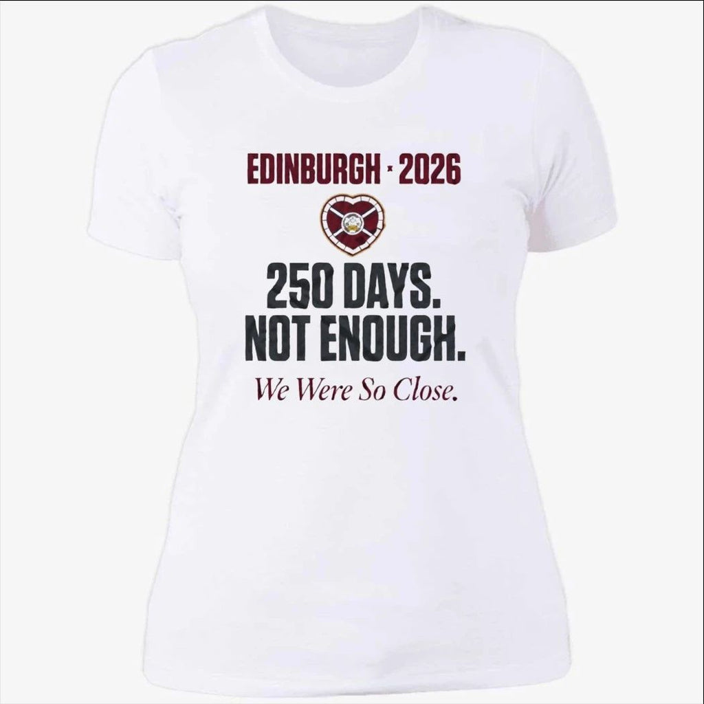 Hearts 250 Days To Heartbreak Scottish Premiership Final Day 2026 Shirt