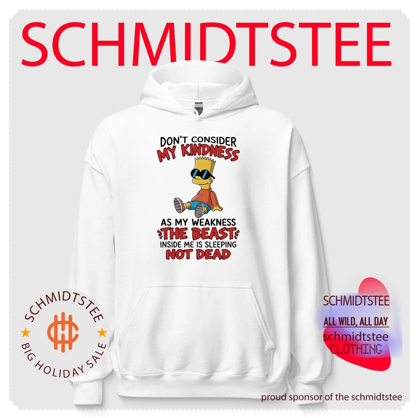 Don’t consider my kindness as my weakness the beast Bart Simpson shirt