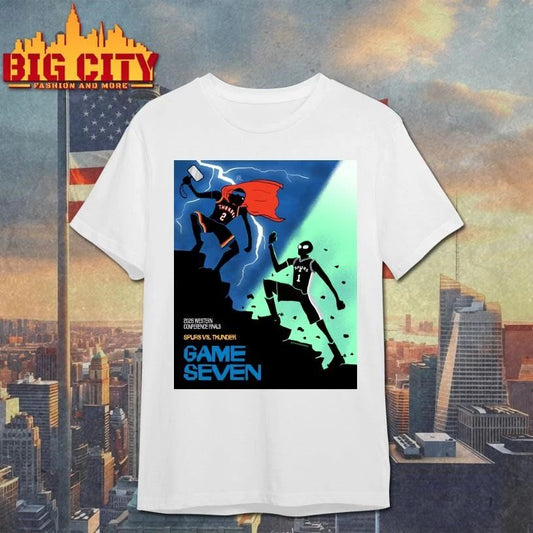 Spurs Vs Thunder Game 7 2026 Western Conference Finals Shirt