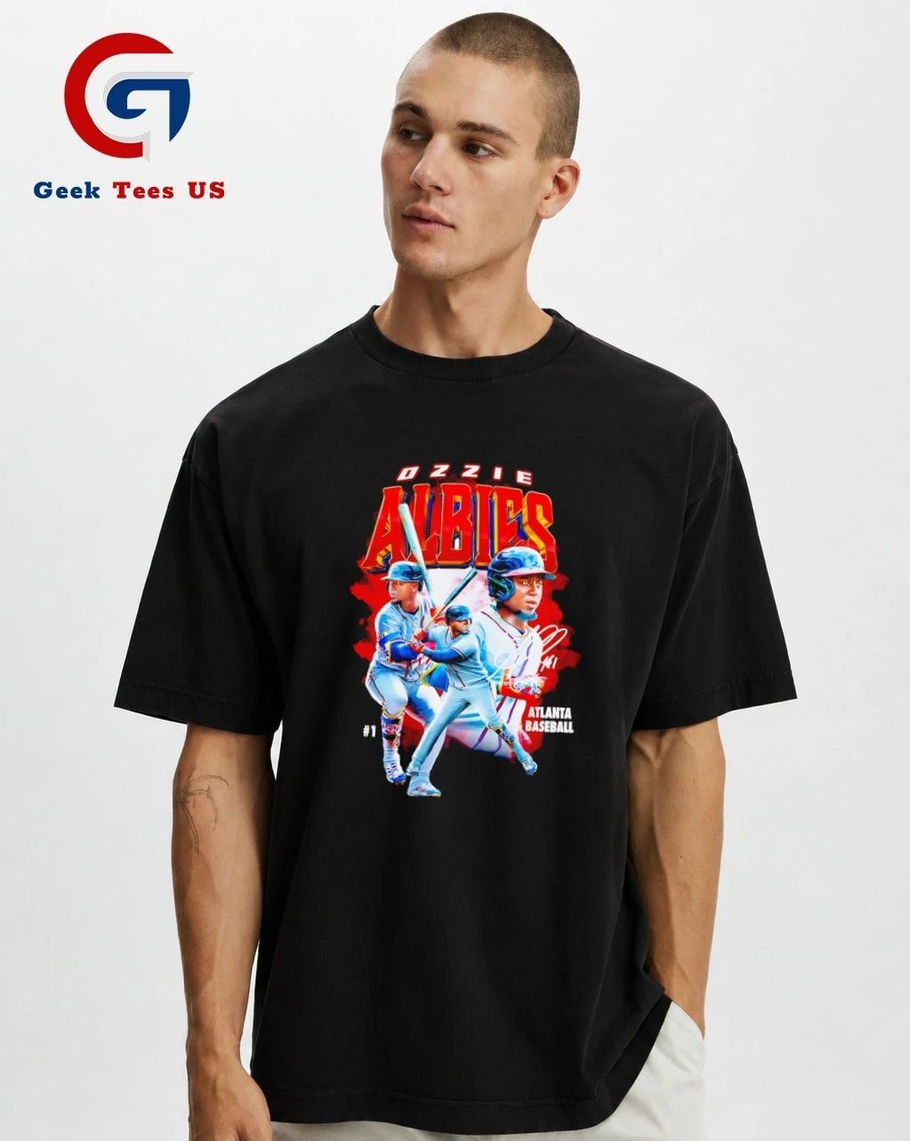Ozzie Albies Atlanta Braves baseball 2026 signature shirt