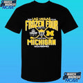 Michigan Wolverines Men’s Hockey 2026 NCAA Frozen Four Vegas Hockey Mask Shirt
